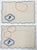 Vintage Linen Cocktail Napkins - Blue Embroidered Floral - Set of 6 – Scalloped Edge (Portugal) For Sale In Louisville - Image 6 of 6