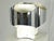 Large Space Age Chrome Plated and White Painted Four-Light Table Lamp by Mario Bellini for Reggiani, 1960s For Sale - Image 3 of 11