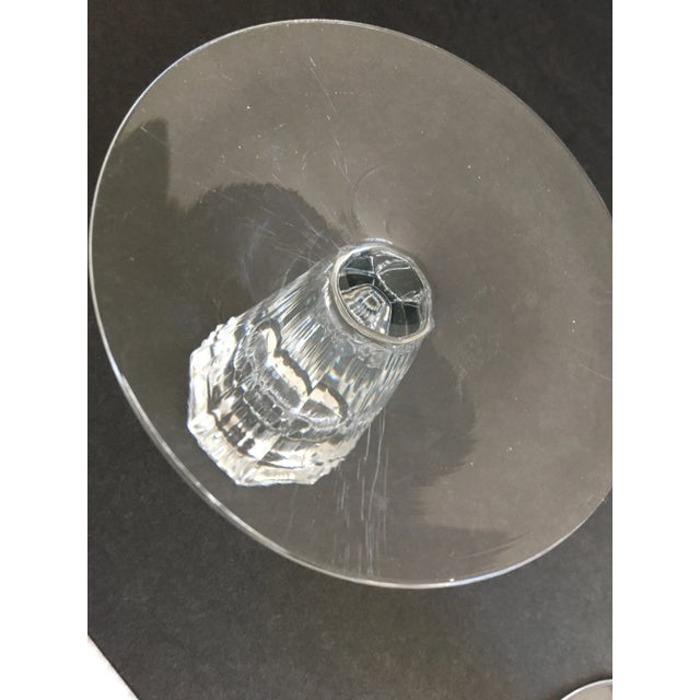 1930s Art Deco Low Crystal Candle Holders - a Pair For Sale - Image 10 of 13