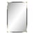 Large Dark Modern Faux Horn Mirror For Sale