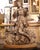 Wood Pair 18th Century Italian Baroque Carved Painted Wood Adoring Angel Sculptures For Sale - Image 7 of 16