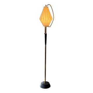 Mid-Century Modern Floor Lamp by Hans Bergström, Sweden, 1950s For Sale