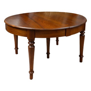 Antique Louis Philippe Neapolitan Extendable Table in Walnut For Sale