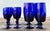 Vintage Cobalt Stemware - Set of 8 For Sale - Image 12 of 12