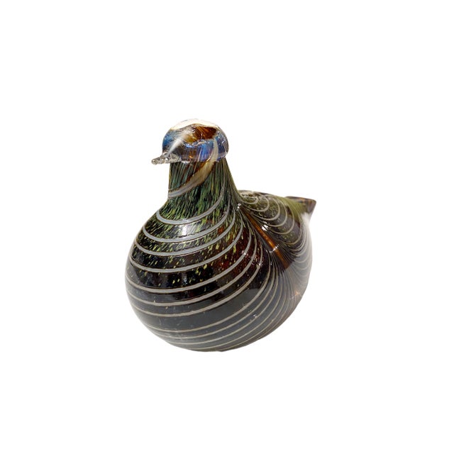 Mid 20th Century Stunning Mid 20th Century Oiva Toikka for Iittala Glass Bird Sculpture For Sale - Image 5 of 7