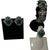 1920s Antique Fratelli Peruzzi Florence 800 Silver Green Onyx Jewelry Suite Bracelet Earrings Ring C. 1920s-1930s For Sale - Image 5 of 6