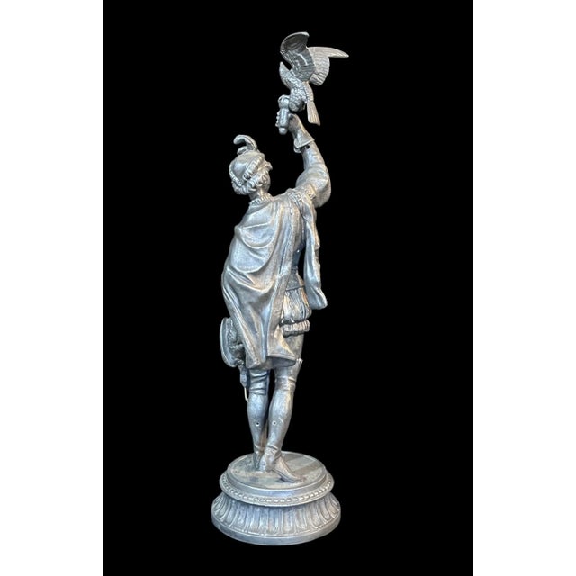 Silver Spelter Statues For Sale - Image 9 of 9