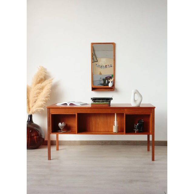 Vintage Danish Teak Desk from Domino Møbler, 1960s For Sale - Image 12 of 18