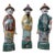Set of 3 Chinese Famille Rose Figures / Wise Men, 20th Century, Signed For Sale