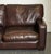 Vintage Brown Leather Two to Three Seater Sofa For Sale - Image 4 of 16