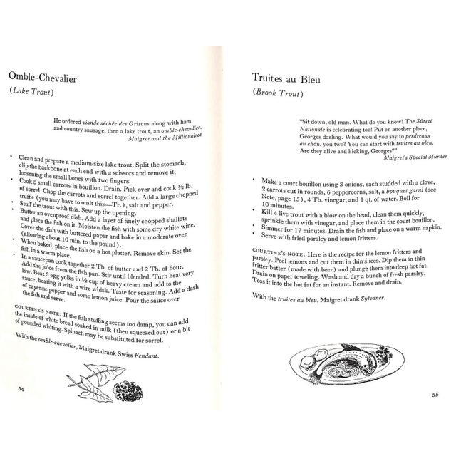 1970s "Madame Maigret's Recipes" 1975 Courtine, Robert J. For Sale - Image 5 of 11
