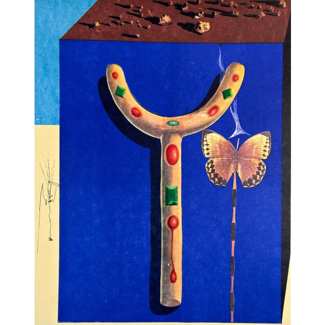 ARTIST: Salvador Dali TITLE: Memories of Surrealism Surrealist Crutches MEDIUM: Etching on Japon Paper SIGNED: Hand Signed...