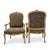 Italian Carved Faux Bois Cerused Bergère Chairs in Zebra Fabric - Pair For Sale In Atlanta - Image 6 of 7