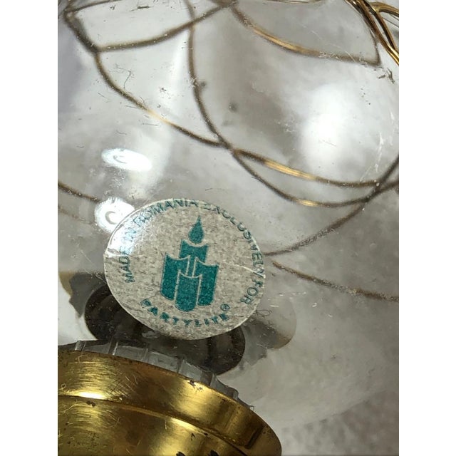 Vintage Early 20th Century French Empire Brass and Crystal Sconces - a Pair For Sale In New York - Image 6 of 10