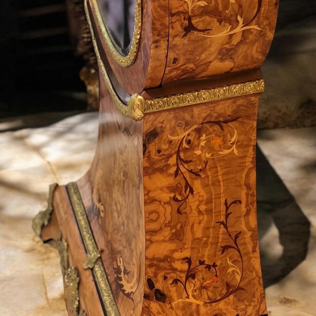 1980s 1980s Franz Hermle Le Ore Rare Italy Germany Grandfather Clock For Sale - Image 5 of 12