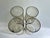 Tall Set of 4 Crystal Tawny & Clear Stem Glasses, 1970's For Sale - Image 11 of 18