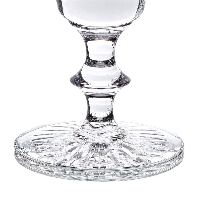 Late 20th Century Edinburgh Crystal “Star of Edinburgh” Signed Cut-Glass Champagne Flute, 6.5" For Sale - Image 13 of 18