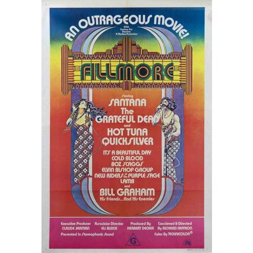 Australian One-Sheet (27 × 40 in.), 20th Century-Fox. Concert documentary directed by Richard Heffron, produced by Bill...