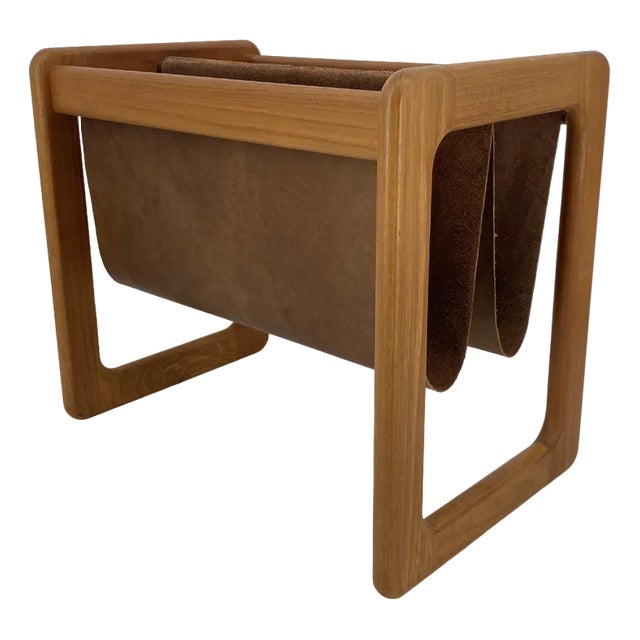 Mid-Century Teak Magazine Rack, 1960s For Sale
