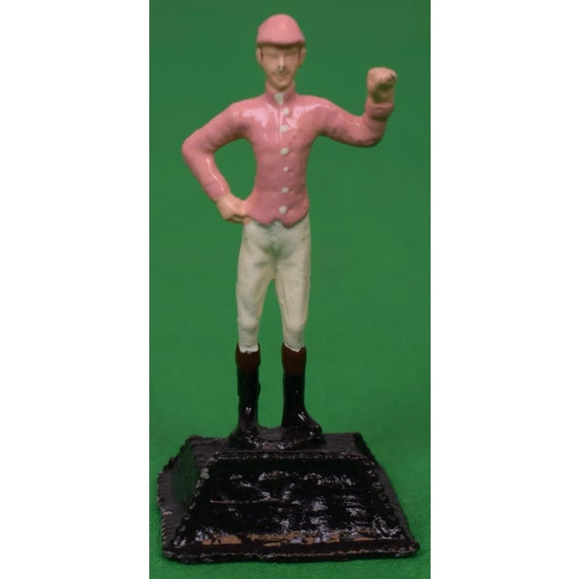 Set of Eight "21" Club Jockey Place Card Holders For Sale - Image 4 of 11
