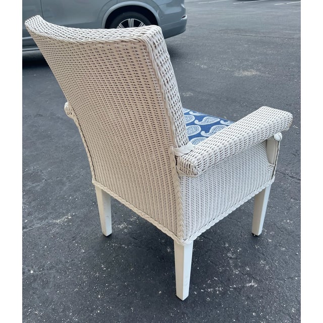 Pair of Lloyd Flanders Hampton Armchairs For Sale - Image 11 of 14