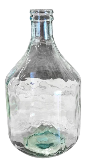 Vintage Coastal Hand-Blown Glass Jug