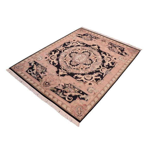Designed with mesmerizing intricacy and gorgeous color palette, this hand-knotted masterpiece demonstrates the beauty and...