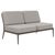 Metal Ribbons Bronze Double Central Sofa by Mowee For Sale - Image 7 of 7