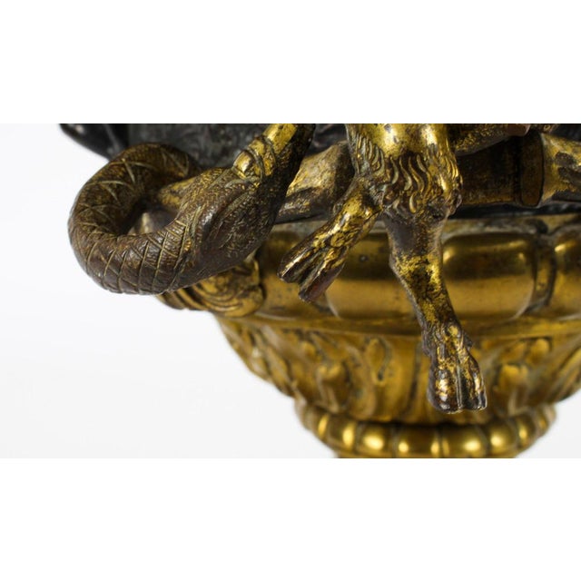 French Grand Tour Bronze & Ormolu Jardiniere, 19th Century For Sale - Image 15 of 18