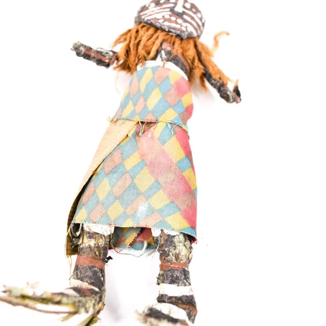 African Early 20th Century Makishi Painted African Doll For Sale - Image 3 of 7