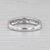 2010s 0.40ctw Diamond Wedding Band 14k White Gold Size 8.25 Stackable Anniversary For Sale - Image 5 of 5