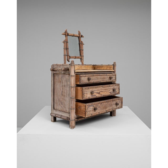 19th Century French Mini Chest Of Drawers For Sale - Image 9 of 12