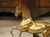 Metal 1960s French Gilt Brass Prancing Horse Lamp by Maison Charles, Paris For Sale - Image 7 of 18