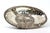Fruit Bowl in Cut-Out Silver with Central Floral Relief and Pearly Frieze Edge For Sale - Image 3 of 8