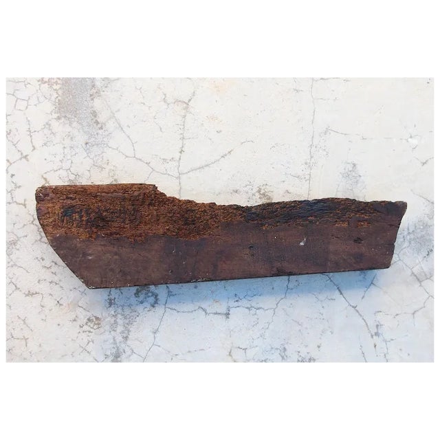 Antique Overdoor 18th Century, Carved and Gold Leaf Portuguese Baroque Fragment For Sale - Image 9 of 9