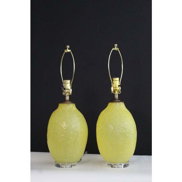Mid 20th Century Laurel Style Citrus Lamps - a Pair For Sale - Image 13 of 13
