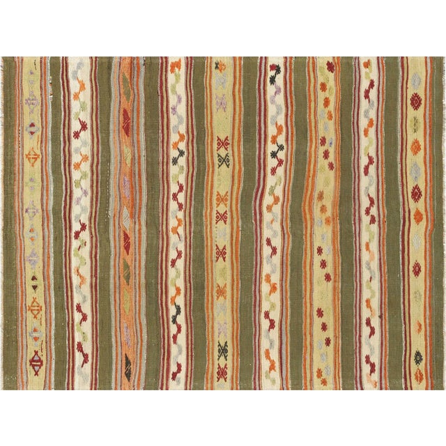 1950s Turkish Kilim Rug For Sale In Los Angeles - Image 6 of 6
