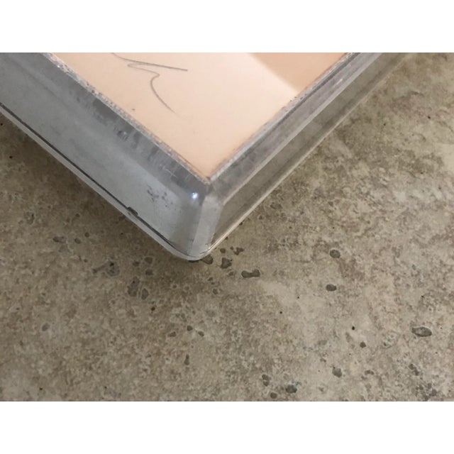 1977 C Marsh Abstract Silkscreen Handsigned & Numbered Framed Print For Sale - Image 12 of 13