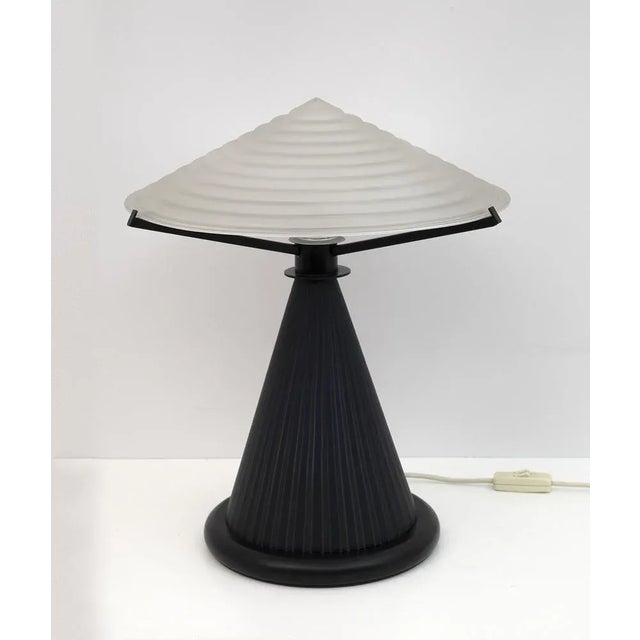 Postmodern Murano Glass Mushroom Table Lamp, Italy, 1980s For Sale - Image 9 of 9