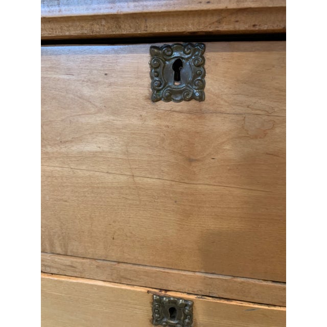 Early 21st Century Maple Dresser With Mirror For Sale - Image 5 of 7