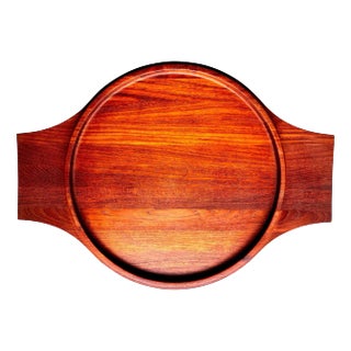 Very Large Teak Tray by Jens Quistgaard for Dansk Designs, circa 1960 For Sale