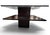 Wood 1980s Postmodern Ebonized Wood & Glass Tiered Geometric Coffee Table For Sale - Image 7 of 8