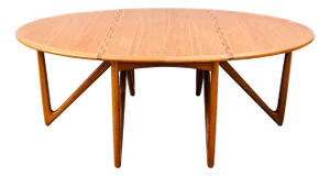 Restored Teak Dining Table by Niels Koefoed, Denmark 1970s