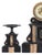 Clock Garniture Set, 19th Century, Set of 3 For Sale - Image 3 of 8