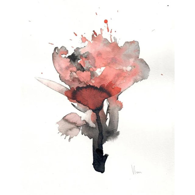 Doïna Vieru, Untitled 35, 2022, Ink on Canvas For Sale - Image 3 of 5