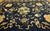 19th Century Great Navy Blue and Ivory Color With Animalistic and Florid Design Antique Chinese Peking Rug For Sale - Image 5 of 8
