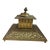 Antique English Brass Inkwell For Sale