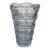 Mid 20th Century Heavy Glass Geometric Vase by Rudolph Schroter for Sklo Union For Sale