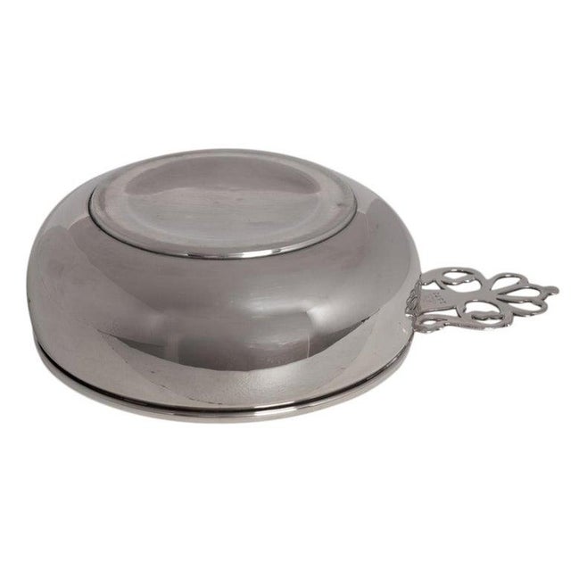 Antique Sterling Silver Wine Baby Porringer Engraved "Ann" Ellmore Co. 1930 For Sale - Image 9 of 10