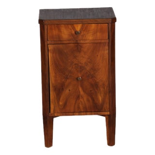 Antique Biedermeier Bedside Table in Mahogany, 1820 For Sale